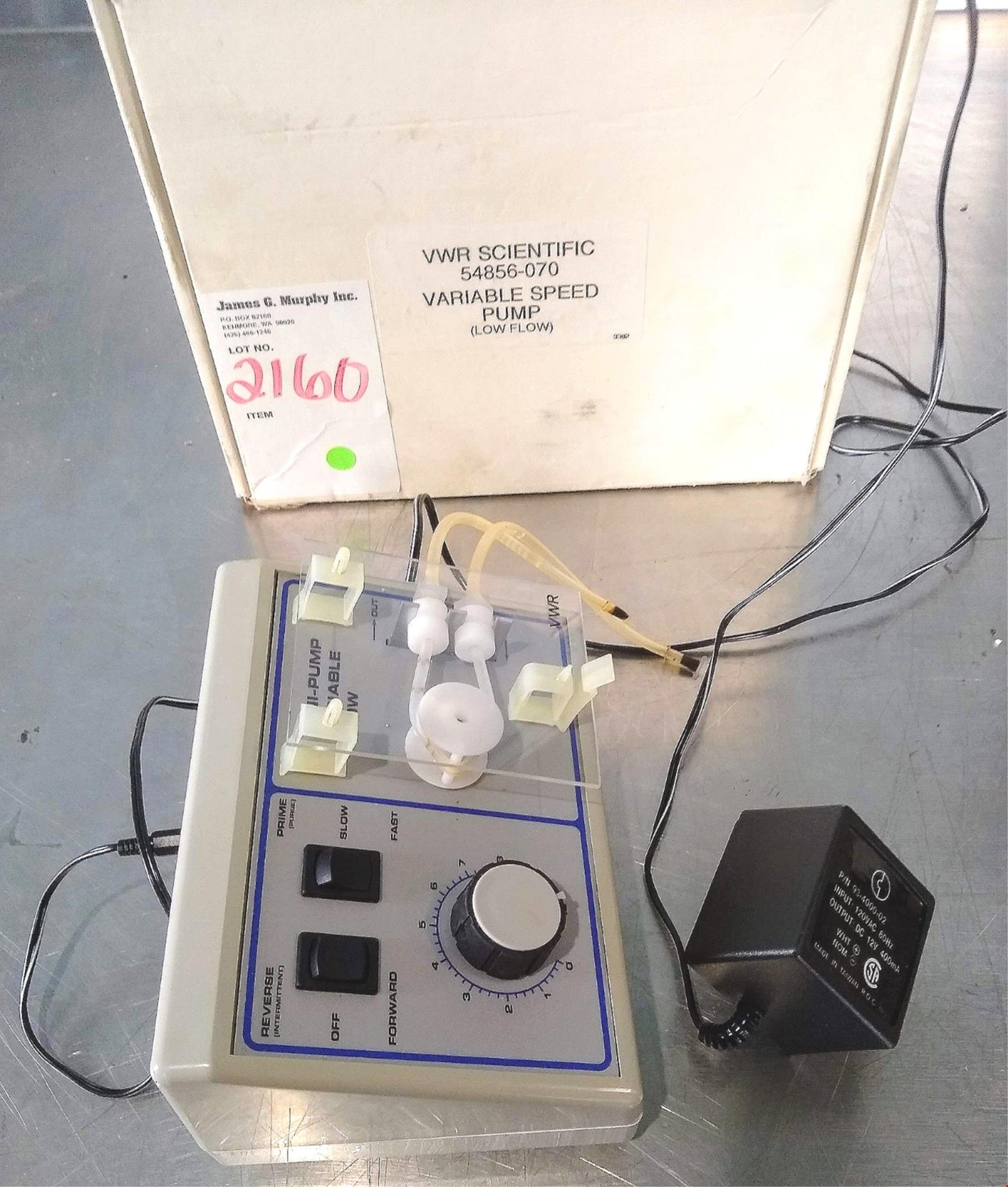 VWR SCIENTIFIC 54856-070 VARIABLE SPEED MINI PUMP (LOW PUMP) FREESHIP WATCHVIDEO