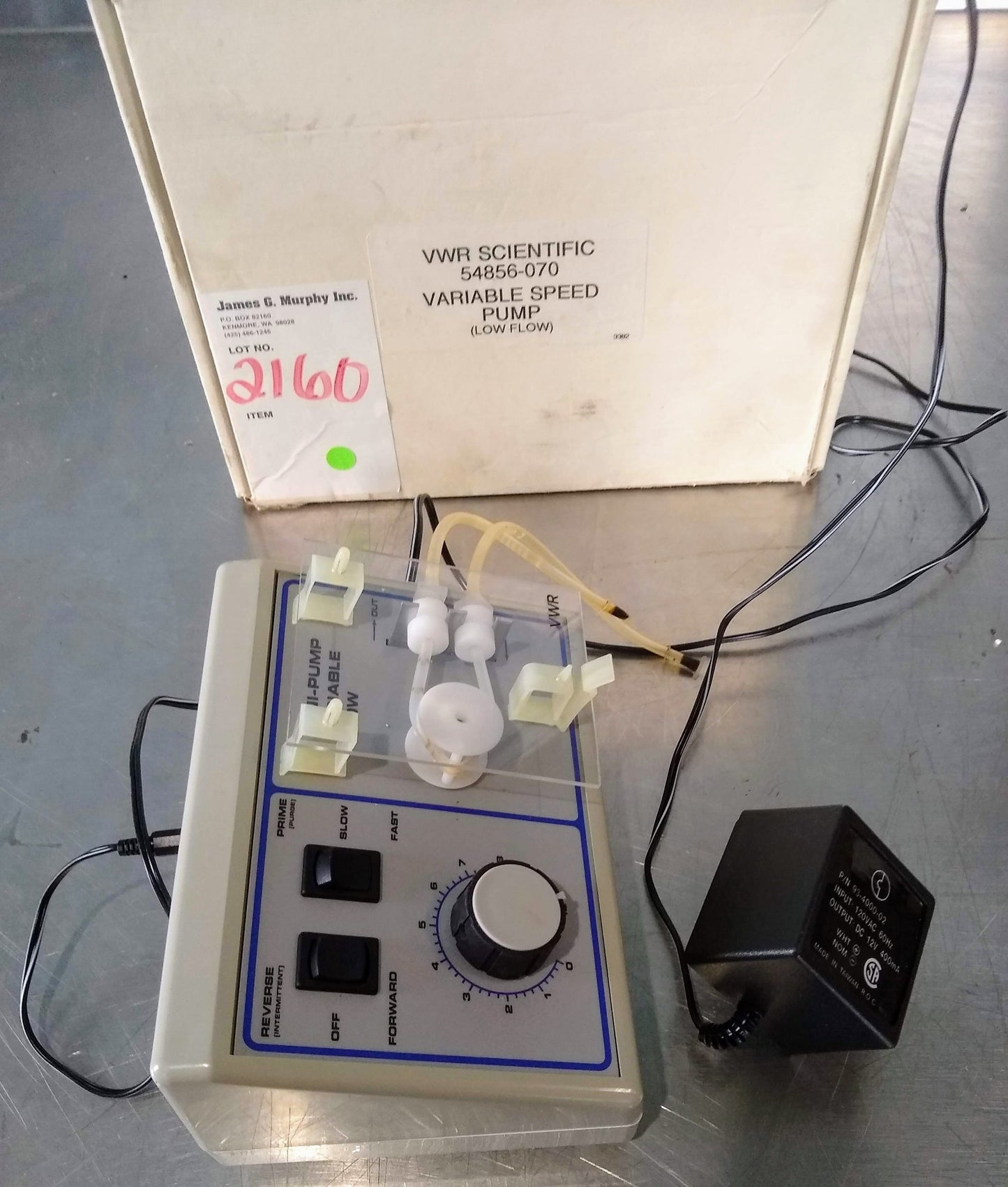 VWR SCIENTIFIC 54856-070 VARIABLE SPEED MINI PUMP (LOW PUMP) FREESHIP WATCHVIDEO