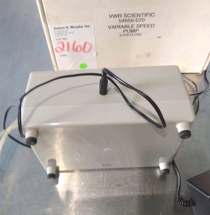 VWR SCIENTIFIC 54856-070 VARIABLE SPEED MINI PUMP (LOW PUMP) FREESHIP WATCHVIDEO