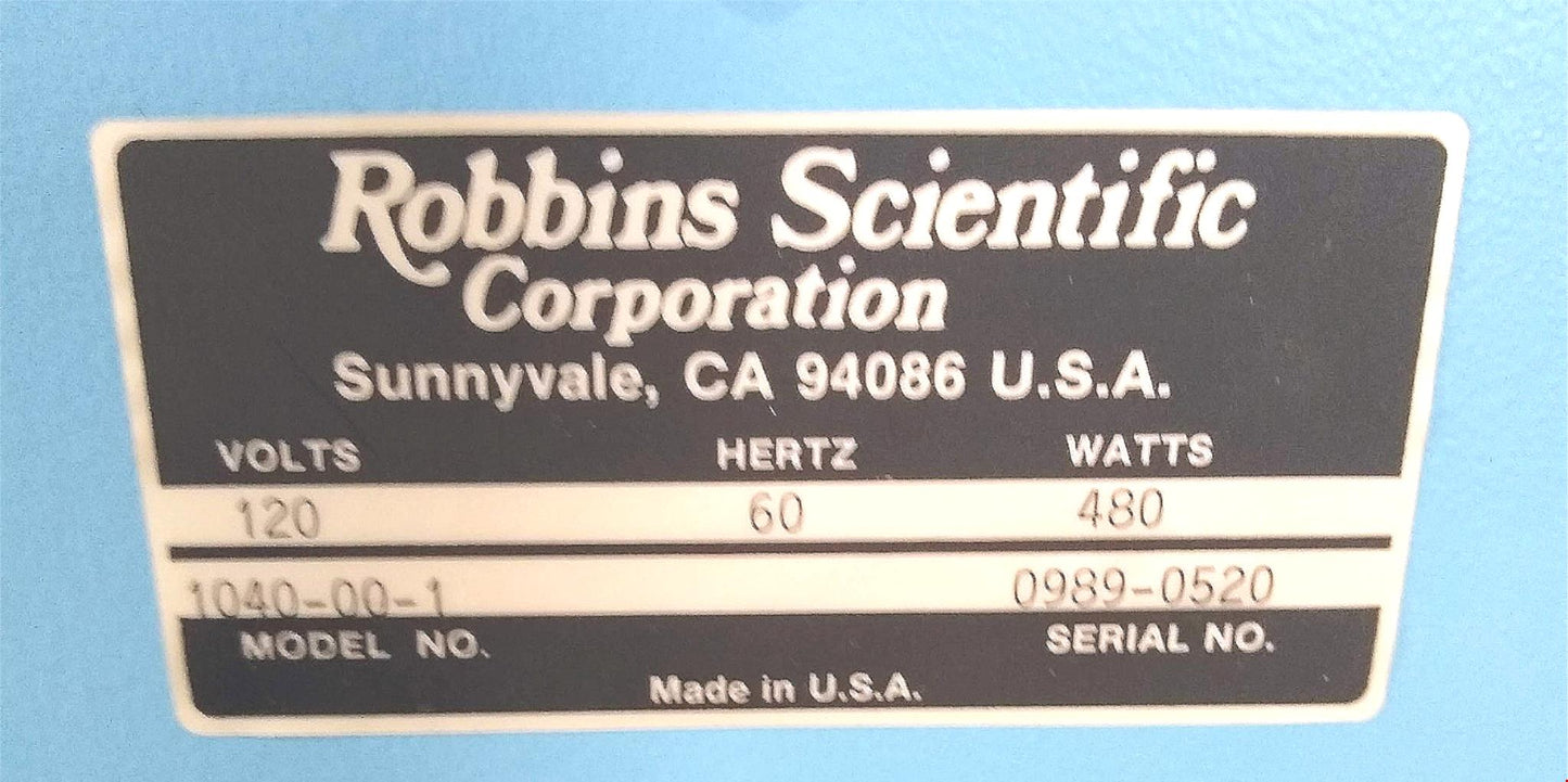ROBBINS SCIENTIFIC 1040 HYBRIDIZATION INCUBATOR w/ ROTATOR FREE SHIP WATCH VIDEO