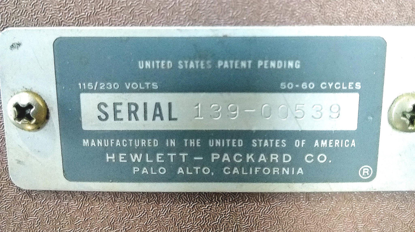 VINTAGE HEWLETT PACKARD SIGNAL GENERATOR MODEL 606A POWERS ON FREE SHIPPING