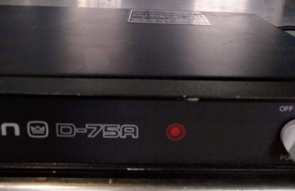 CROWN D75-A STEREO POWER AMPLIFIER 40W PER CHANNEL 8 OHMS  AMPLIFIER  FREE SHIP