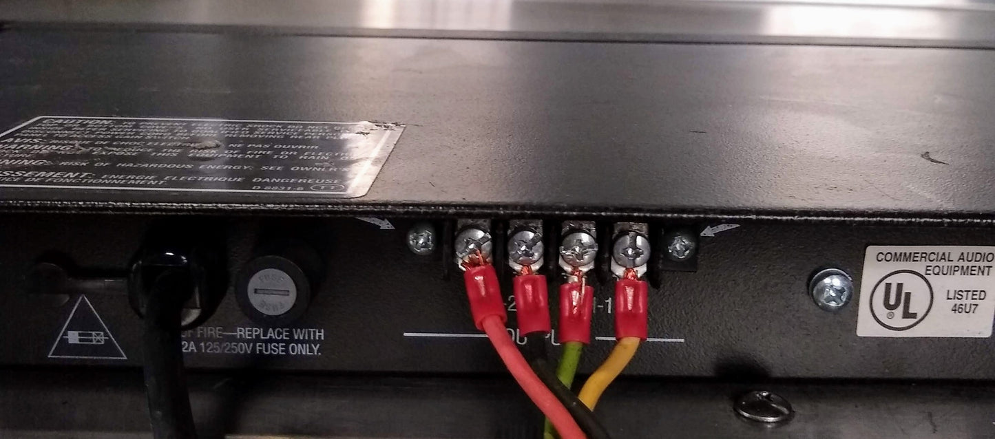 CROWN D75-A STEREO POWER AMPLIFIER 40W PER CHANNEL 8 OHMS  AMPLIFIER  FREE SHIP