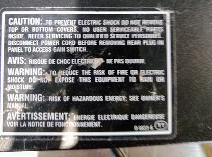 CROWN D75-A STEREO POWER AMPLIFIER 40W PER CHANNEL 8 OHMS  AMPLIFIER  FREE SHIP