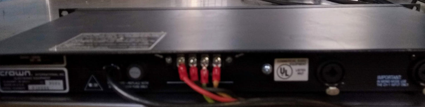 CROWN D75-A STEREO POWER AMPLIFIER 40W PER CHANNEL 8 OHMS  AMPLIFIER  FREE SHIP