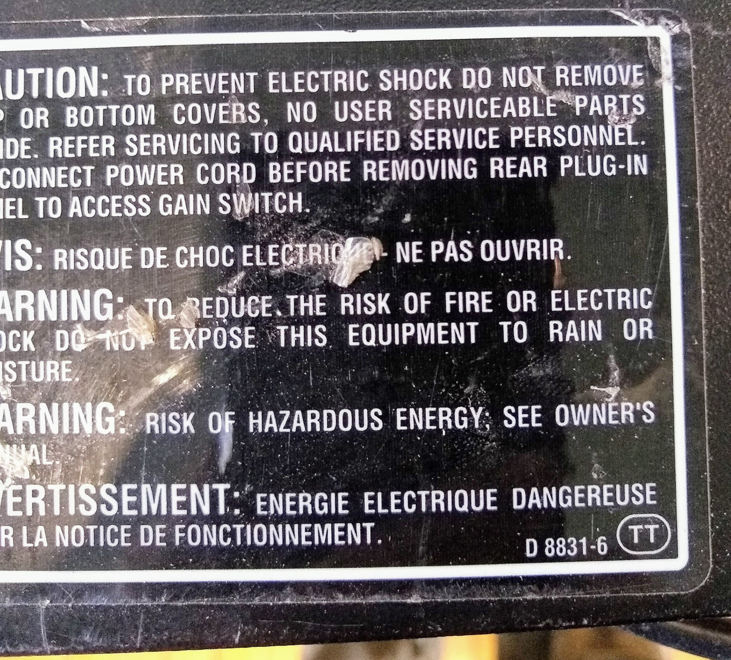 CROWN D75-A STEREO POWER AMPLIFIER 40W PER CHANNEL 8 OHMS  AMPLIFIER  FREE SHIP