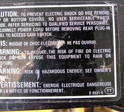 CROWN D75-A STEREO POWER AMPLIFIER 40W PER CHANNEL 8 OHMS  AMPLIFIER  FREE SHIP