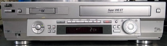 JVC HR-DVS2U MINI-DV/S-VHS COMBO VIDEO CASSETTE RECORDER - No Remote - FREE SHIP