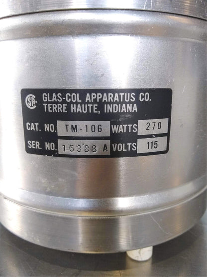 GLAS COL® 100B TM106 ALUMINUM HEATING MANTLE 120V 90-DAY-WARRANTY FREE SHIPPING