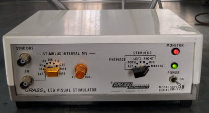 GRASS INSTRUMENTS S10 VSAB LED VISUAL STIMULATOR AMPLIFIER NEUROLOGY FREE SHIP