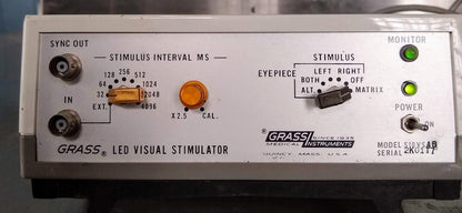 GRASS INSTRUMENTS S10 VSAB LED VISUAL STIMULATOR AMPLIFIER NEUROLOGY FREE SHIP