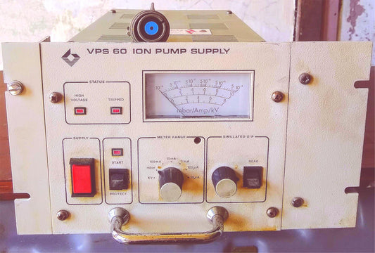 VG ELECTRONICS VPS60 ION PUMP SUPPLY 8000VOLTS HIGH VOLTAGE DC POWER mbar/Amp/kV
