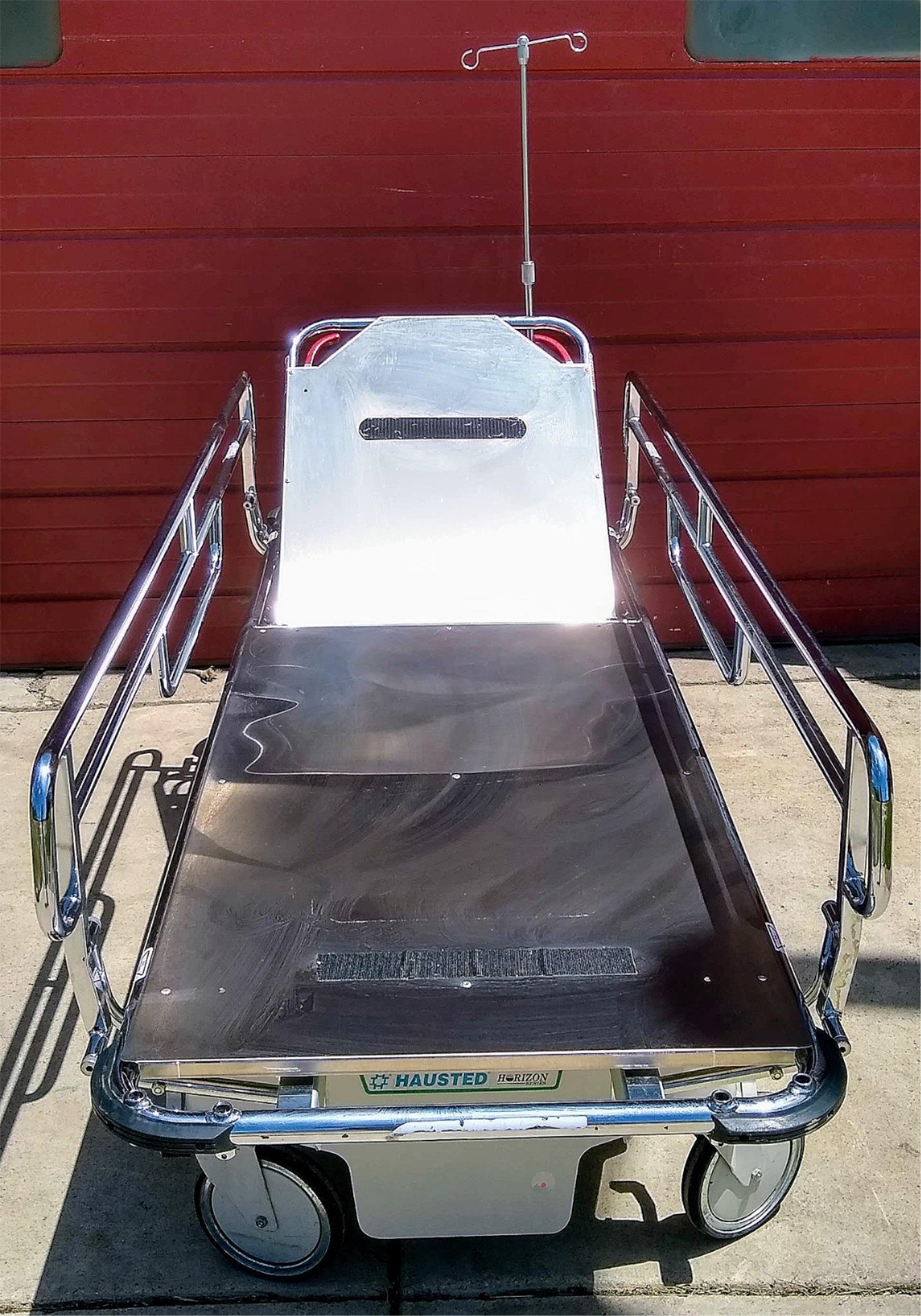 500lbs CAPACITY HAUSTED 462 HORIZON AIRGLIDE HOSPITAL TRANSPORT GURNEY STRETCHER