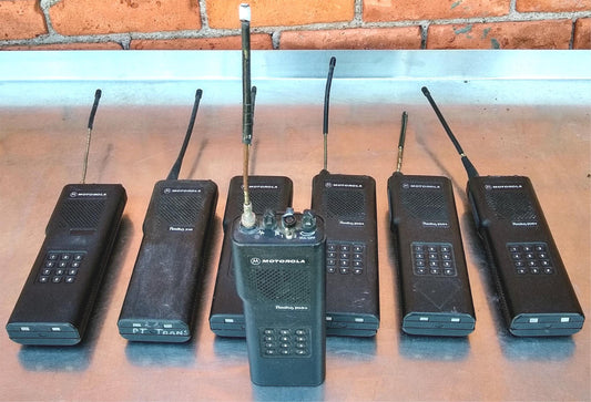 LOT OF 7 MOTOROLA RADIUS P50 Radio WALKIE TALKIES H41GNU1120BN FREESHIP