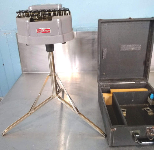 STENTURA REPORTER STENOGRAPH EASYLOCK TRIPOD COURT REPORTING WRITER STEVE SINELL