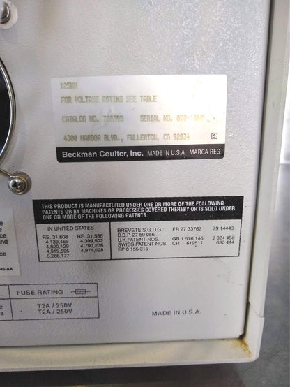 BECKMAN COULTER®  SYSTEM GOLD 125NM SOLVENT MODULE PUMP 728395 FREE SHIPPING