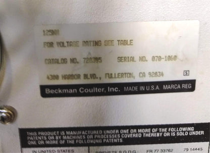 BECKMAN COULTER®  SYSTEM GOLD 125NM SOLVENT MODULE PUMP 728395 FREE SHIPPING