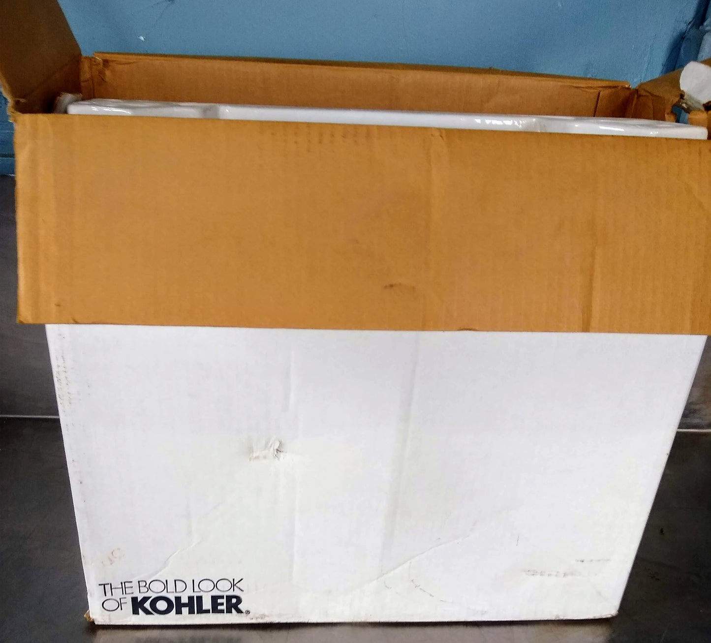 KOHLER 20" x 18" WALL MOUNT COMMERCIAL SINK withHOT & COLD FAUCET HOLES FREESHIP