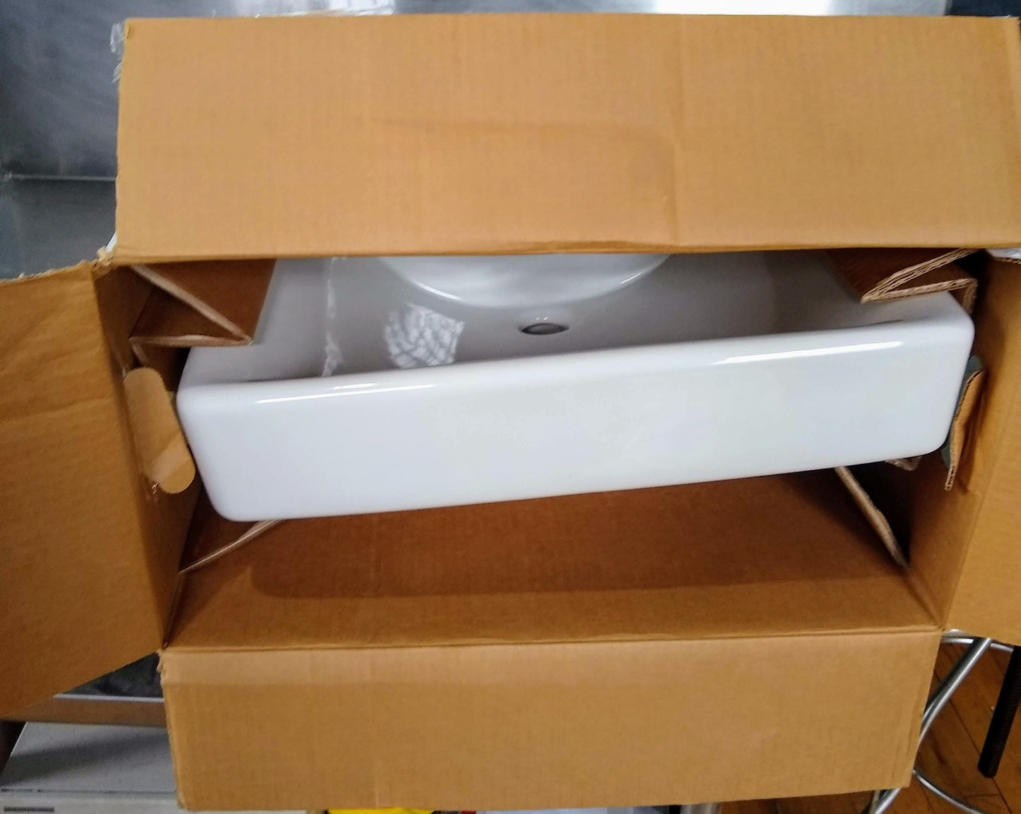 KOHLER 20" x 18" WALL MOUNT COMMERCIAL SINK withHOT & COLD FAUCET HOLES FREESHIP