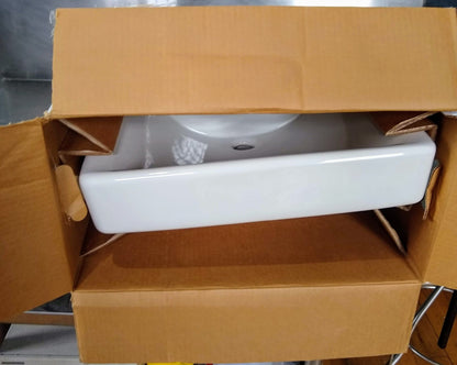 KOHLER 20" x 18" WALL MOUNT COMMERCIAL SINK withHOT & COLD FAUCET HOLES FREESHIP