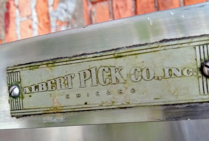 VINTAGE ALBERT PICK CHICAGO 65" 3/4' x 24" x 12"deep CABINET STEAMPUNK ST STEEL