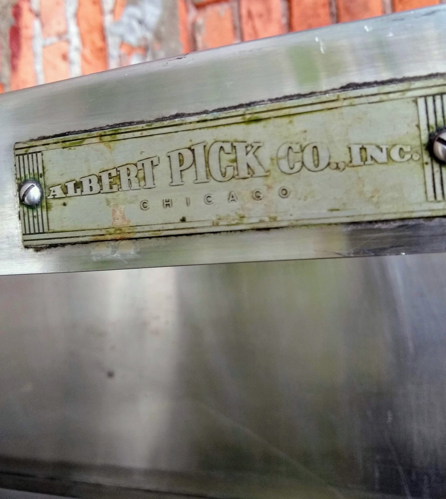 VINTAGE ALBERT PICK CHICAGO 65" 3/4' x 24" x 12"deep CABINET STEAMPUNK ST STEEL