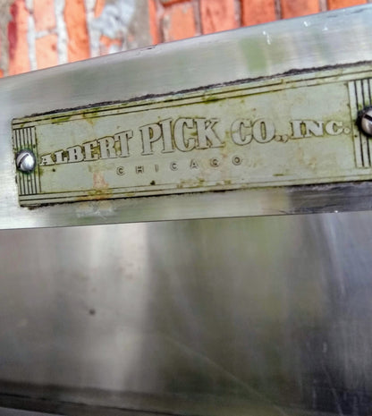 VINTAGE ALBERT PICK CHICAGO 65" 3/4' x 24" x 12"deep CABINET STEAMPUNK ST STEEL