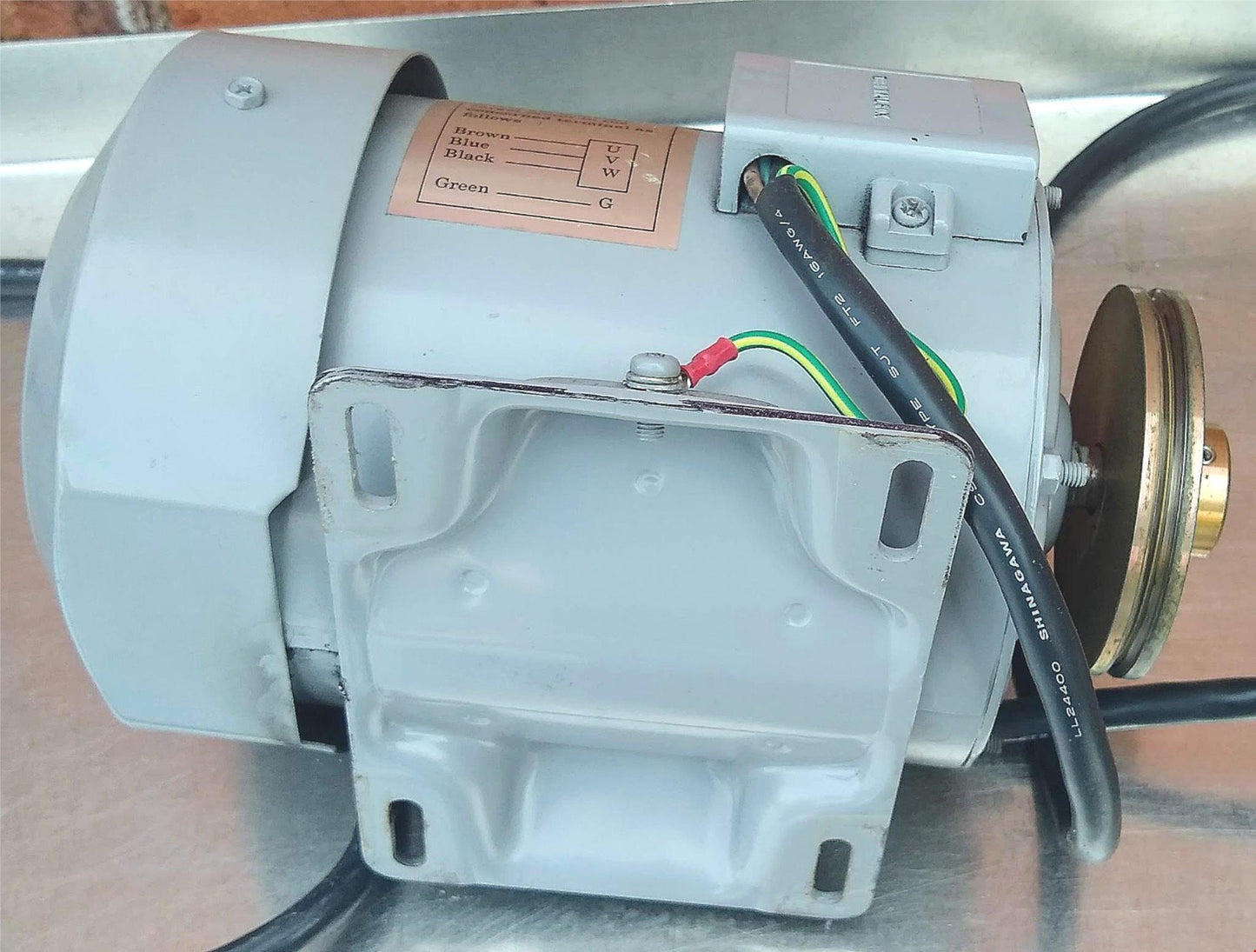 MITSUBISHI SUPER LINE 3 PHASE 0.4KW 1/2HP 2 POLE TYPE SF-JR MOTOR FREE SHIPPING