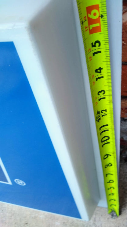 VINTAGE BIG 71" x 18" OFFICIAL FUEL NASCAR ACRYLIC DISPLAY SIGN FREE SHIP