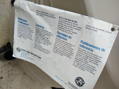 TAYLOR WHARTON 21HCL 21Liter CRYOGENIC TANK 9 INSERTS DEWAR WHEEL DOLLY FREESHIP