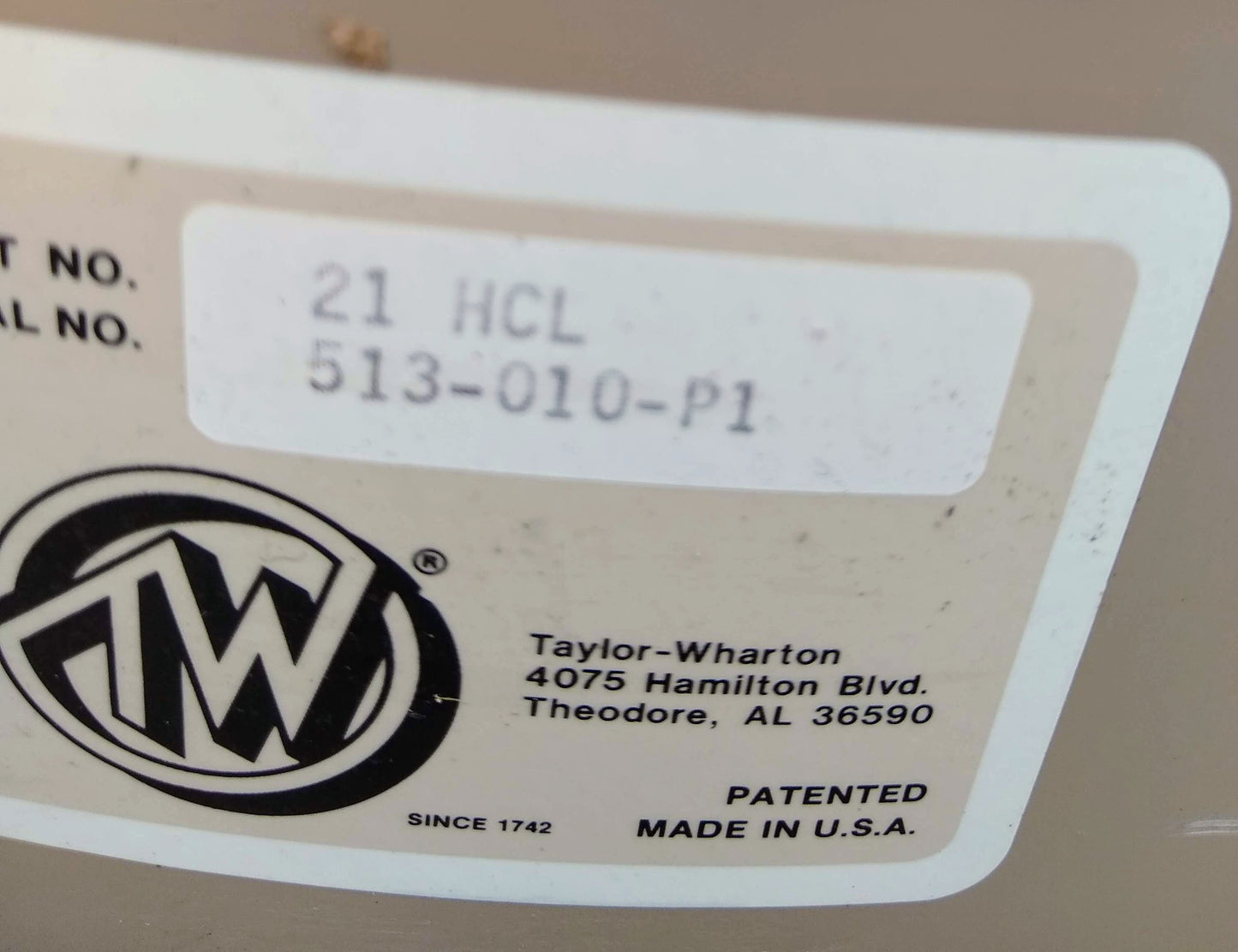 TAYLOR WHARTON 21HCL 21Liter CRYOGENIC TANK 9 INSERTS DEWAR WHEEL DOLLY FREESHIP
