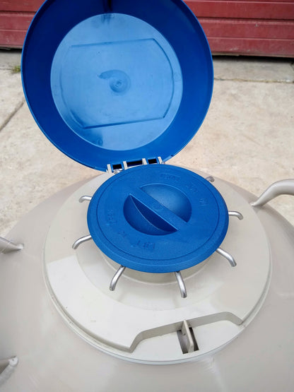 TAYLOR WHARTON 21HCL 21Liter CRYOGENIC TANK 9 INSERTS DEWAR WHEEL DOLLY FREESHIP