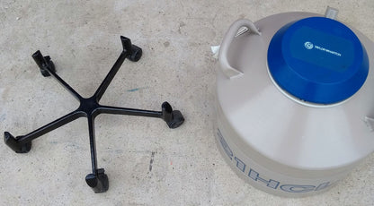 TAYLOR WHARTON 21HCL 21Liter CRYOGENIC TANK 9 INSERTS DEWAR WHEEL DOLLY FREESHIP