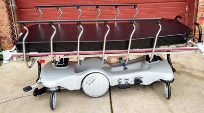 STRYKER 660 BIG WHEEL & PAD HOSPITAL EMERGENCY GURNEY BED STRETCHER FREE SHIP