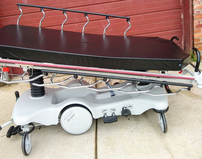 STRYKER 660 BIG WHEEL & PAD HOSPITAL EMERGENCY GURNEY BED STRETCHER FREE SHIP