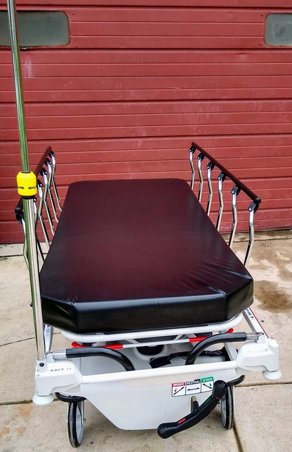 STRYKER 660 BIG WHEEL & PAD HOSPITAL EMERGENCY GURNEY BED STRETCHER FREE SHIP