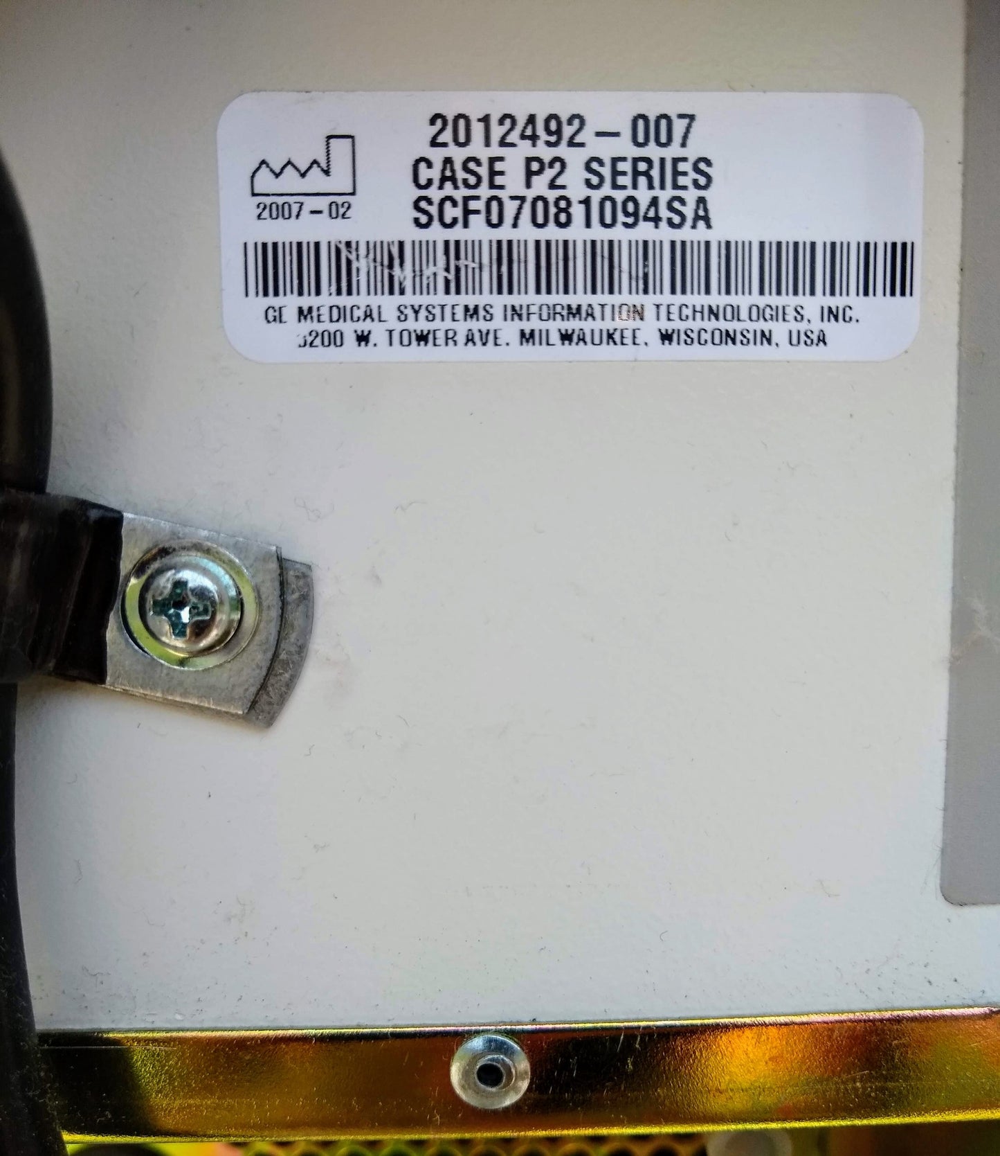 GE SERIES 2000 STRESS TEST EKG CAM 14 CASE MARQUETTE LEADWIRE TREADMILL FREESHIP