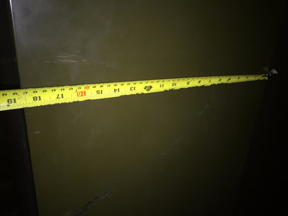 RARE VINTAGE METAL BOOKSHELF BOOKCASE with TWO GLASS DOORS Lock no Key FREESHIP