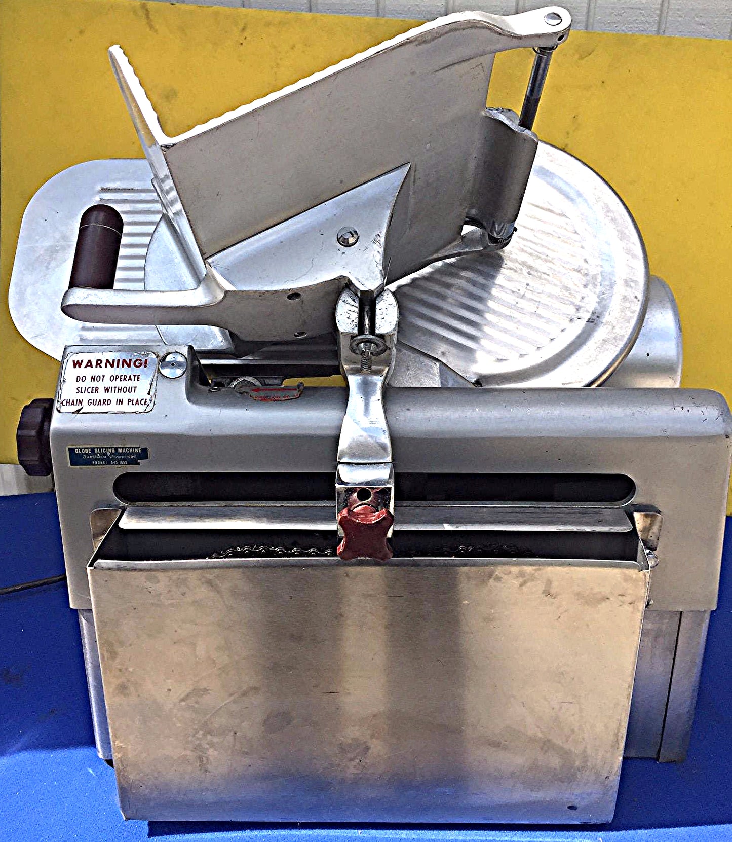 GLOBE MODEL 720 AUTOMATIC FEED AUTO SLICER COMMERCIAL DELI 1 PHASE FREE SHIPPING