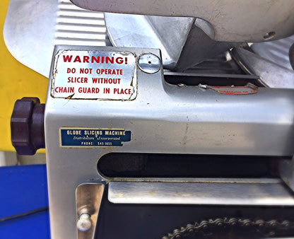 GLOBE MODEL 720 AUTOMATIC FEED AUTO SLICER COMMERCIAL DELI 1 PHASE