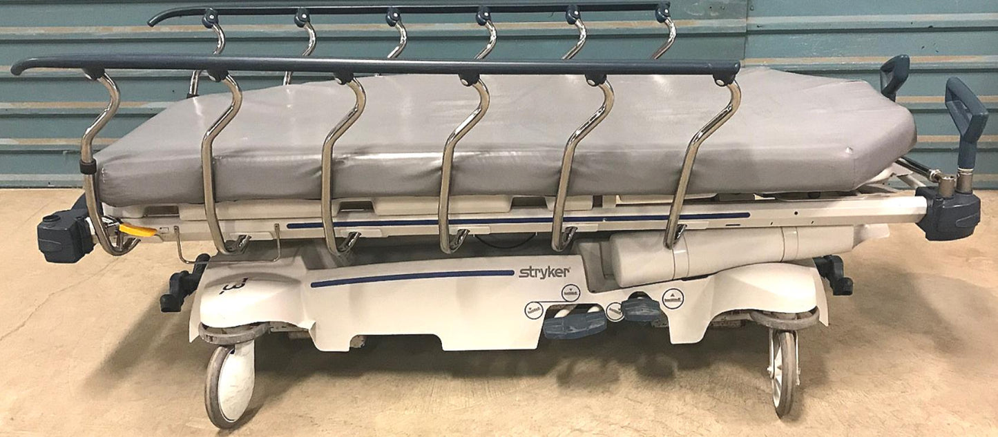 STRYKER 1007 GLIDEAWAY HOSPITAL EMERGENCY TRANSPORT GURNEY STRETCHER - FREE SHIP