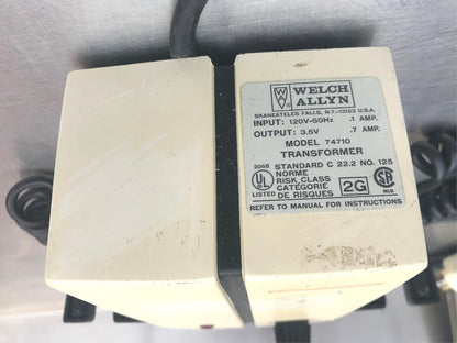 WELCH ALLYN 74710 SERIES TRANSFORMER OTOSCOPE25020 OPHTHALMOSCOPE 11720 FREESHIP