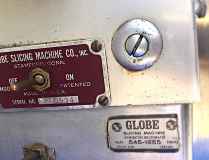 GLOBE MODEL 720 AUTOMATIC FEED AUTO SLICER COMMERCIAL DELI 1 PHASE