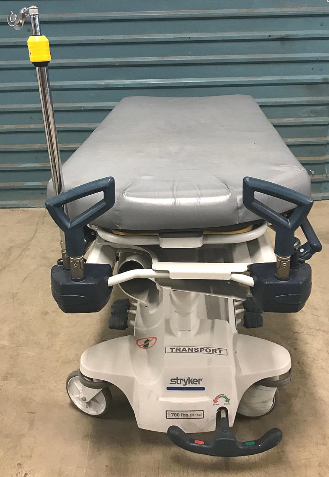 STRYKER 1007 GLIDEAWAY HOSPITAL EMERGENCY TRANSPORT GURNEY STRETCHER - FREE SHIP