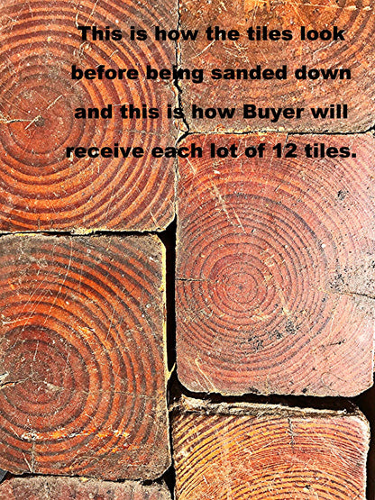 1 Lot Early 1900s VINTAGE ART NOUVEAU INDUSTRIAL URBAN MODERN OLD PINE WOOD TILE