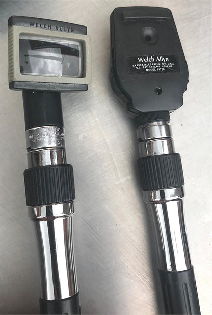WELCH ALLYN 767 SERIES OTOSCOPE OPHTHALMOSCOPE BLOOD PRESSURE CUFF FREE SHIPPING