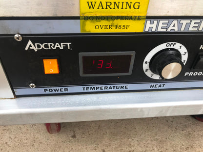 ADCRAFT PW-120 PROOFER WARMER HEATED HOLDING CABINET 120V FREE SHIP WATCH VIDEO