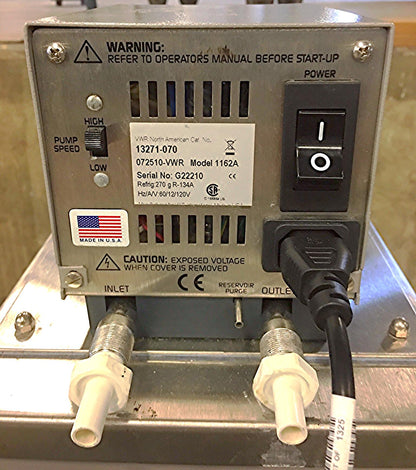 6 LITER VWR 1162A RECIRCULATOR REFRIGERATING HEATED CHILLER COOLER 100% PERFECT