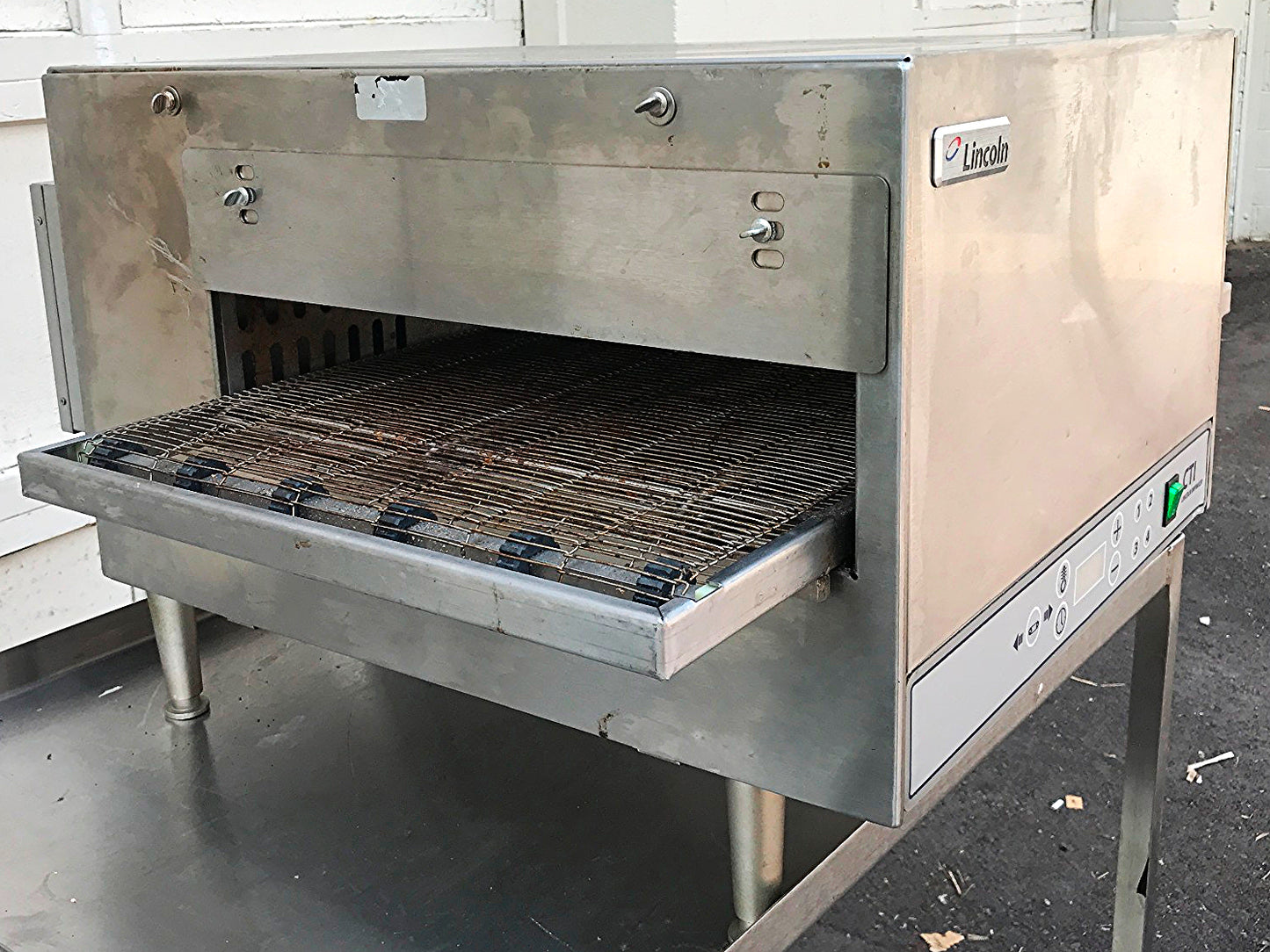 LINCOLN 2501 DIGITAL PIZZA CONVEYOR IMPINGER MANITOWOC OVEN MOD 2501000U0001620