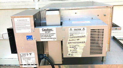 LINCOLN 2501 DIGITAL PIZZA CONVEYOR IMPINGER MANITOWOC OVEN MOD 2501000U0001620